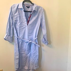 Tommy Hilfiger Women’s light blue shirt dress
